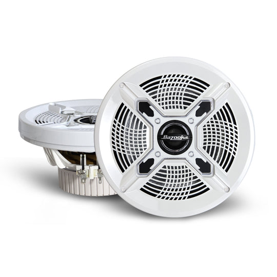 6.5" 4 ohm Marine Coaxial Speaker Pair - White (MAC6510W)