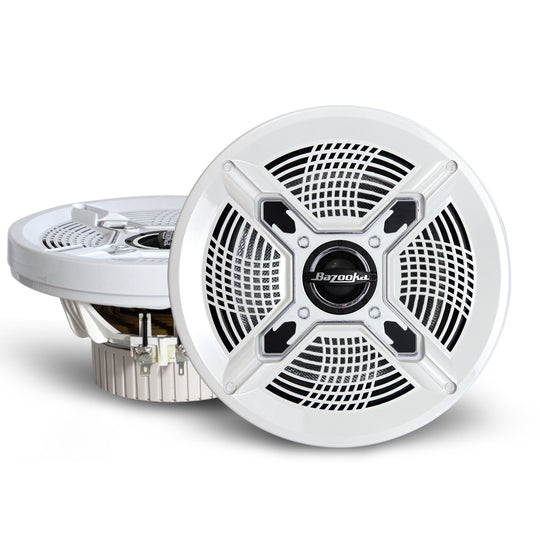 8" 4 ohm Marine Coaxial Speaker Pair - White (MAC8100W)