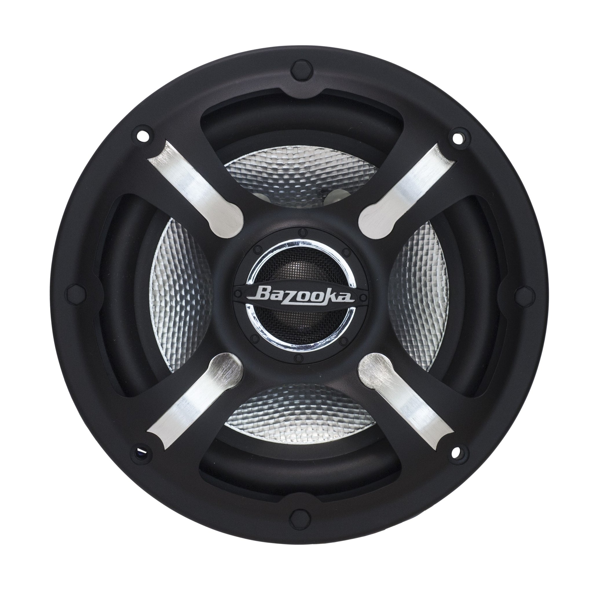 Bazooka Marine Coax Speaker Kit 4Piece LED Speakers PlugandPl