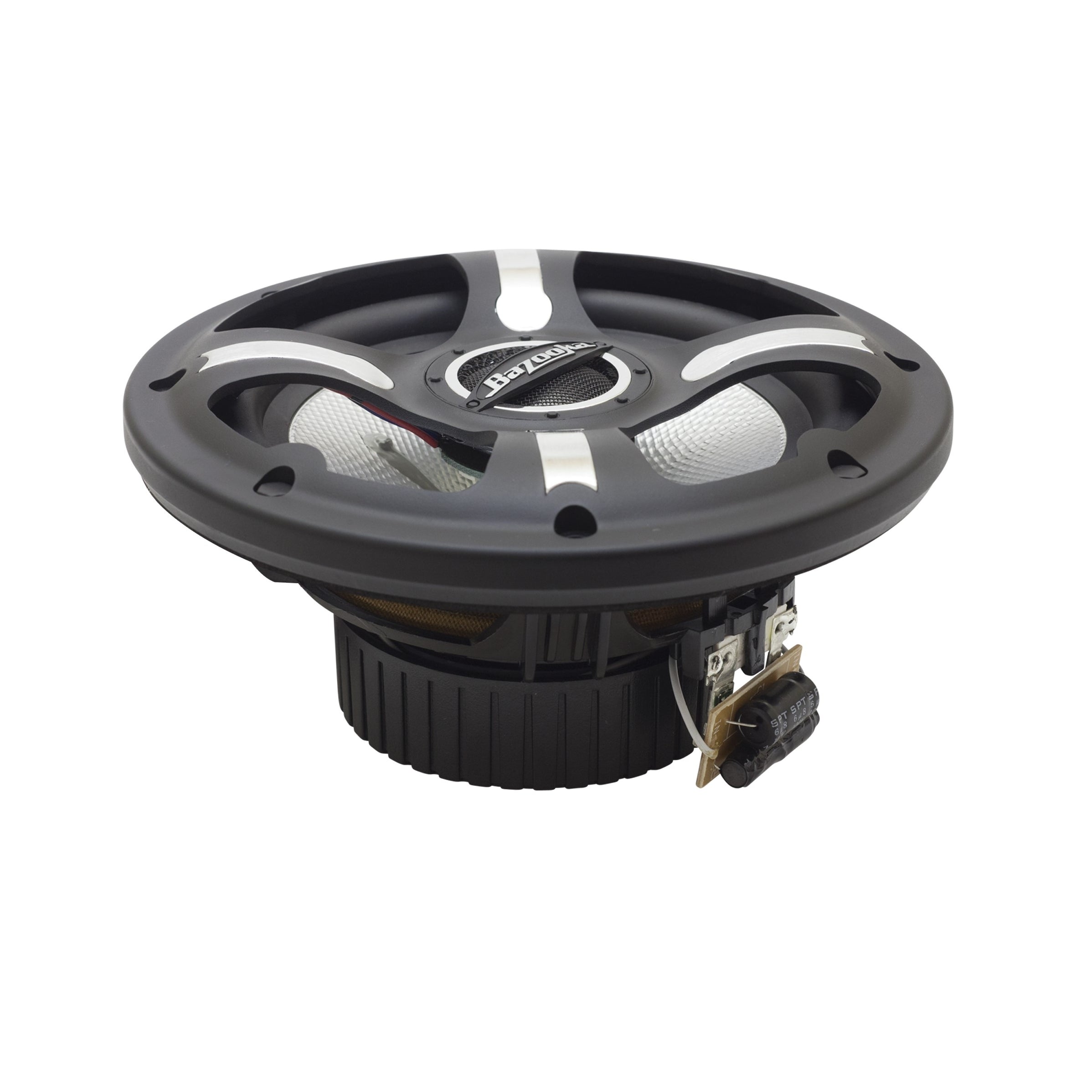 Bazooka Marine Coax Speaker Kit 4Piece LED Speakers PlugandPl