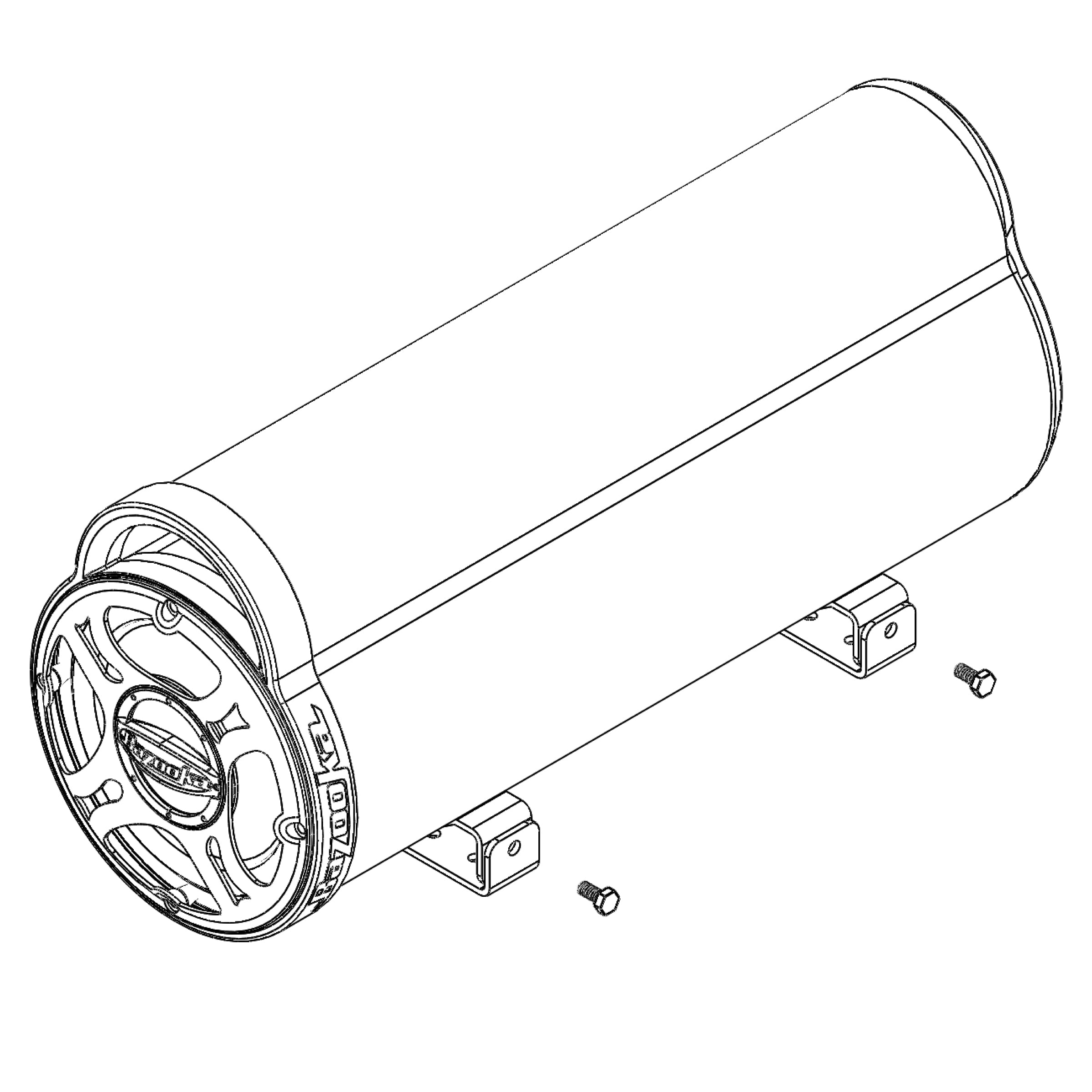BT Series 8” Amplified Bass Tubes & Free Universal Mounting Bracket